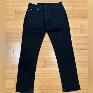 Abercrombie&Fitch Men’s Slim Fit Straight Stretch Jeans Black Size 31x32